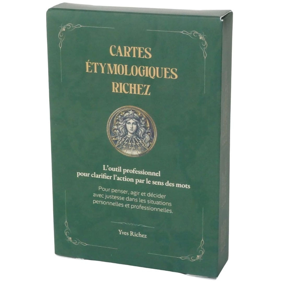 La boite du jeu Cartes étymologiques
