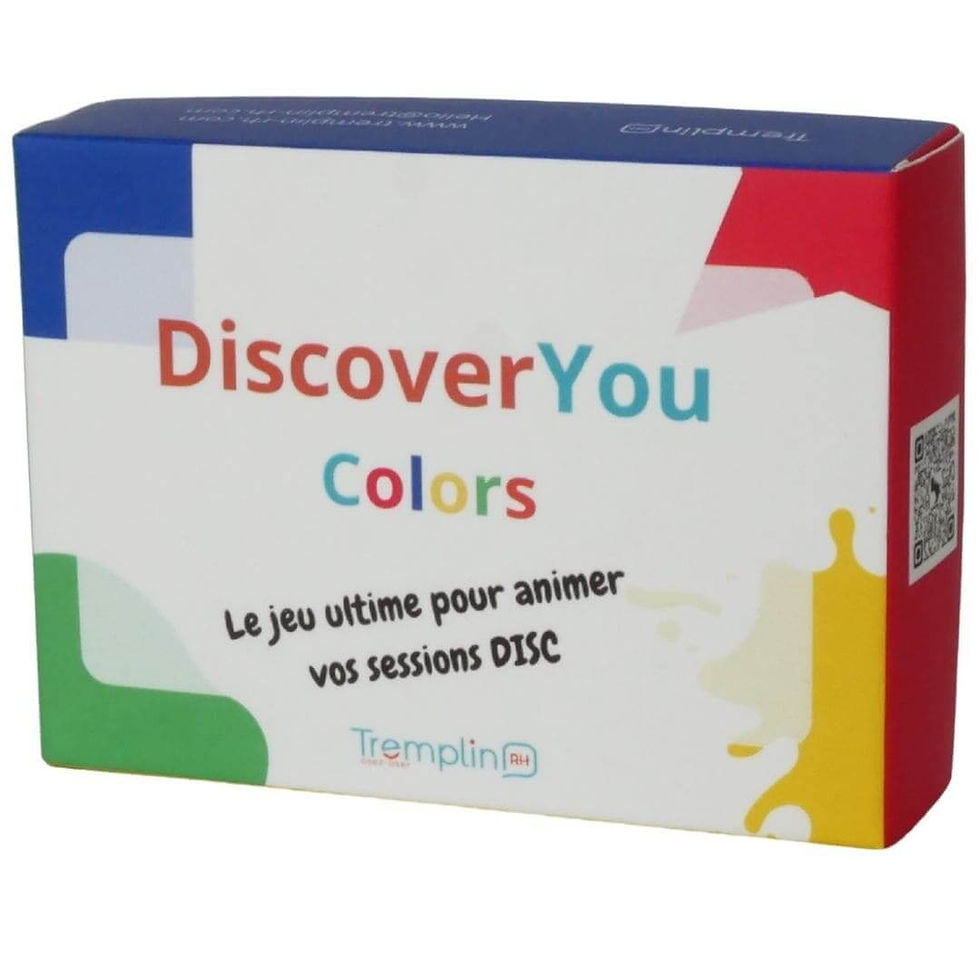 La boite du jeu DiscoverYou colors
