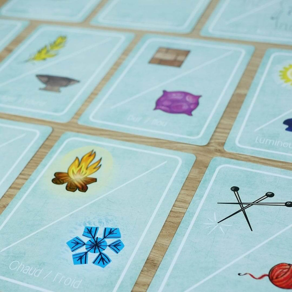 Miniature : Des cartes du jeu L'univers des sensations