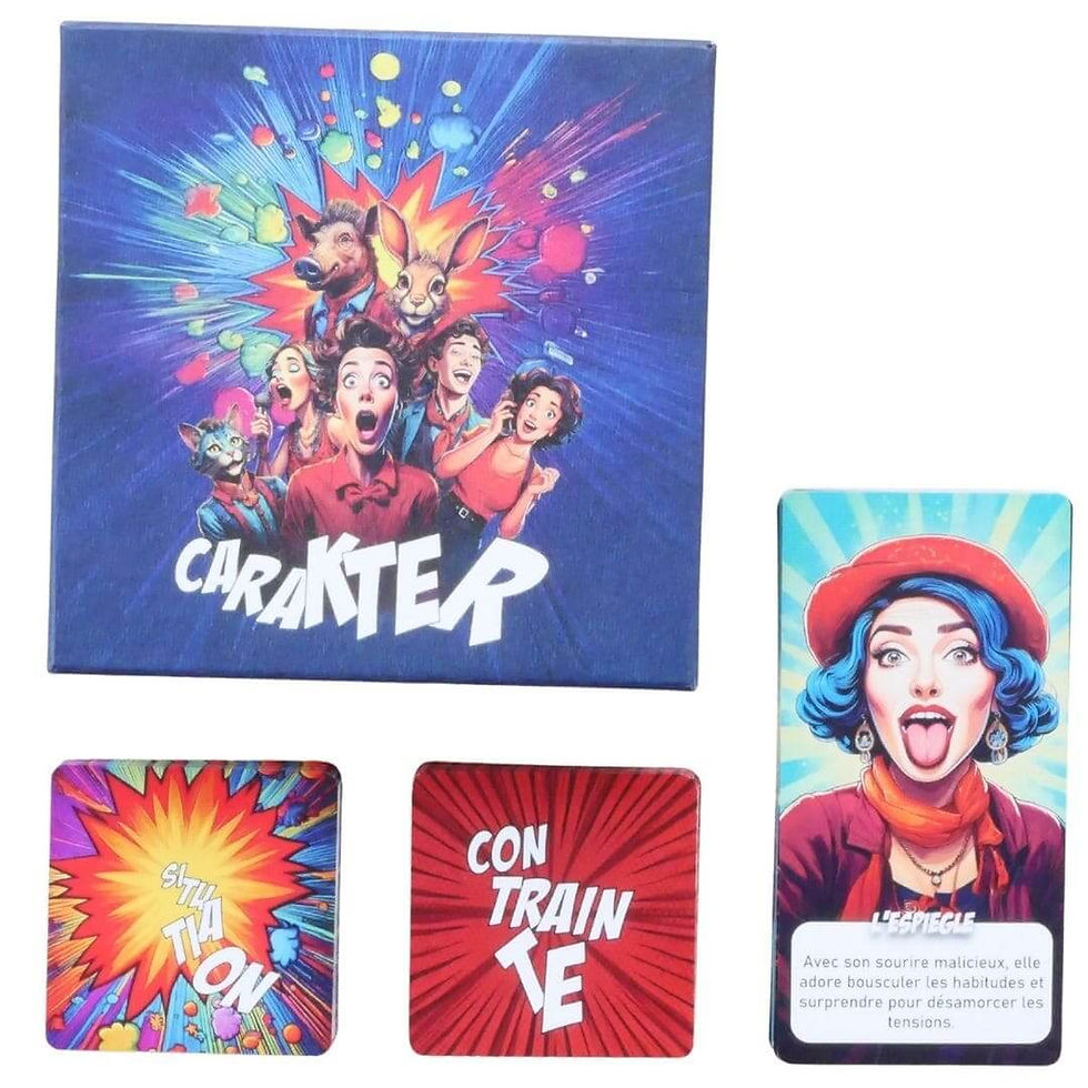 Les éléments du jeu Carakter