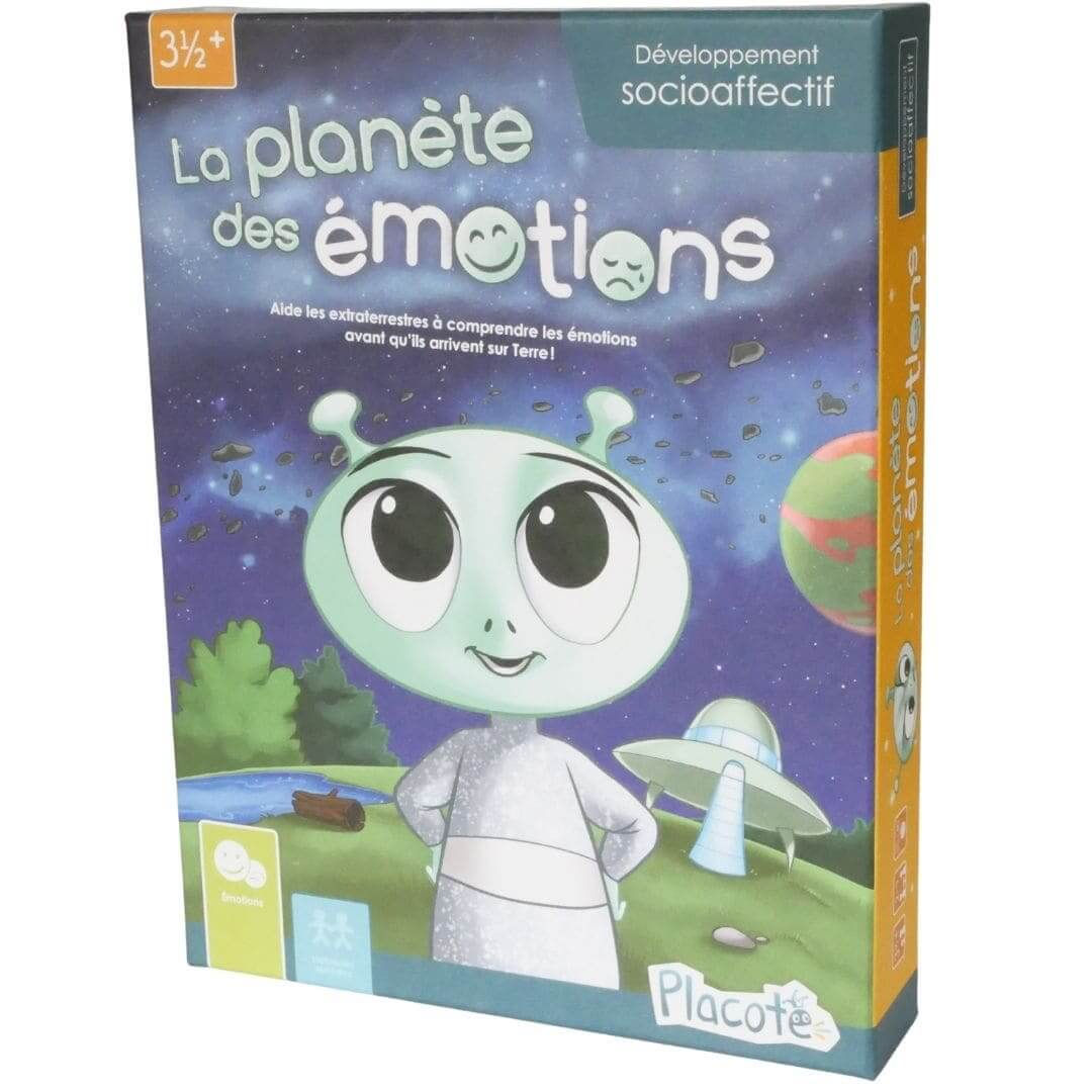 La boite du jeu La planète des émotions