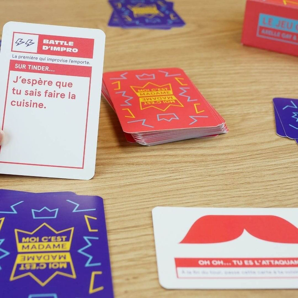 Miniature : Le jeu Moi c'est madame en situation