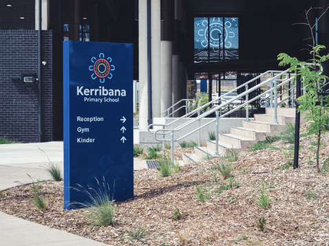 Kerribana Primary School - Signage Layout