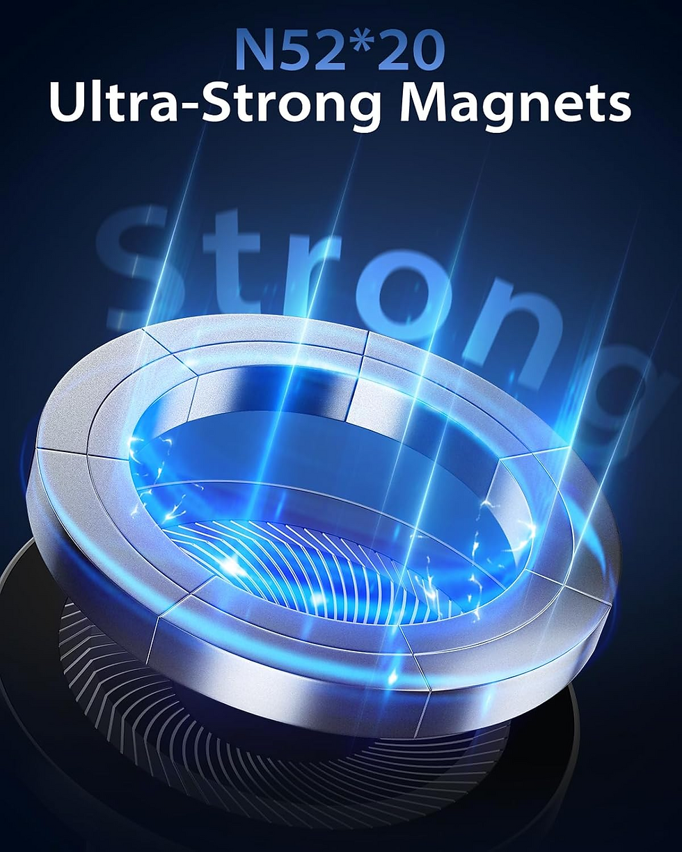 Miniatura: Strong Magnetic 360° Rotation Mag Safe Air Vent Car Mount Dashboard Phone Holder
