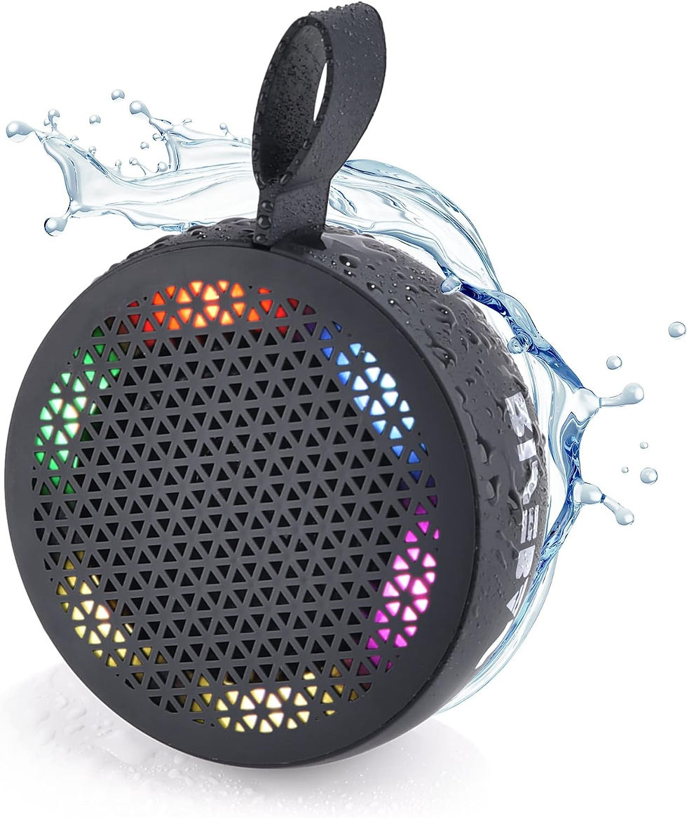 Miniatura: RISEBASS Water Resistant Bluetooth Shower Speaker, Handsfree Portable Speakerpho