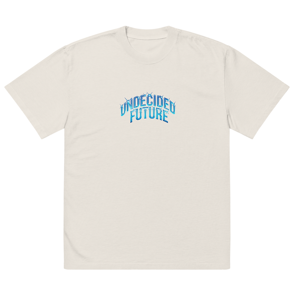 Thumbnail: Oversized faded t-shirt UF BLUE LOGO