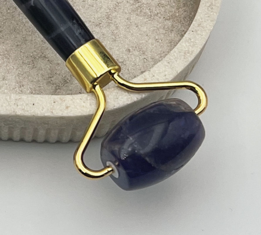 Miniature : Rouleau Visage en Améthyste – Massage Facial et Énergie Apaisante