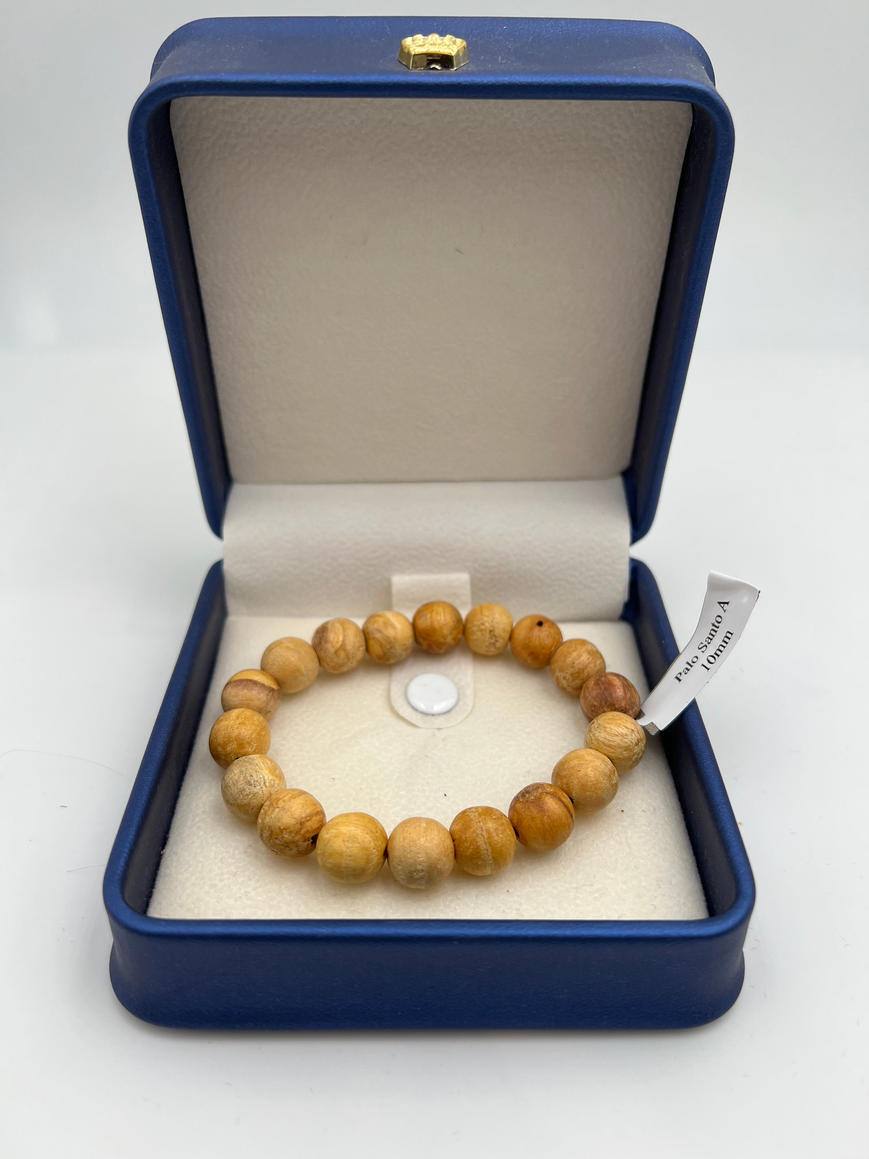 Bracelet en perles de palo santo naturel