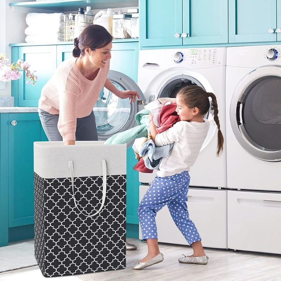 Thumbnail: Foldable Square Laundry Basket