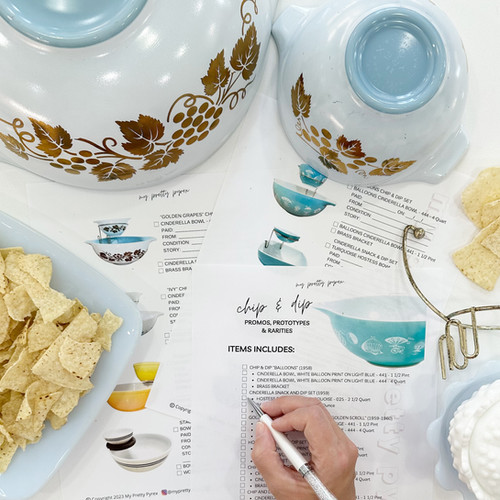 Pyrex Promo Chip & Dips (Rare & Prototypes) - Collectors