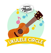 Ukulele Circle - Group Lesson Class Teacher LOGO - Lincroft Music - Monmouth County Middle