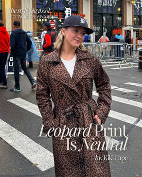 THE STYLE PLAYBOOK: Leopard Print Is Neutral