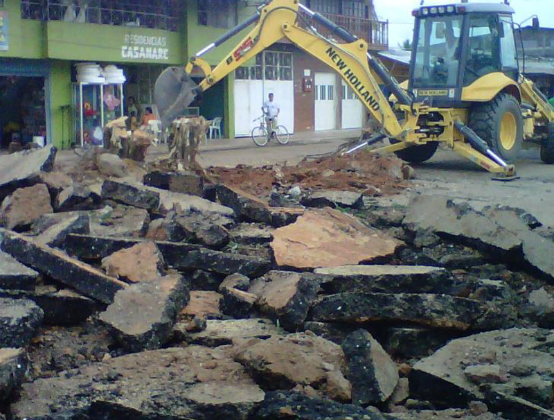 Construcción de vías