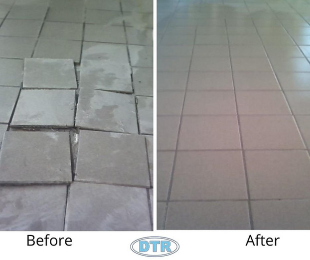Is your Tile Loose from the foundation? We can get you fixed up!