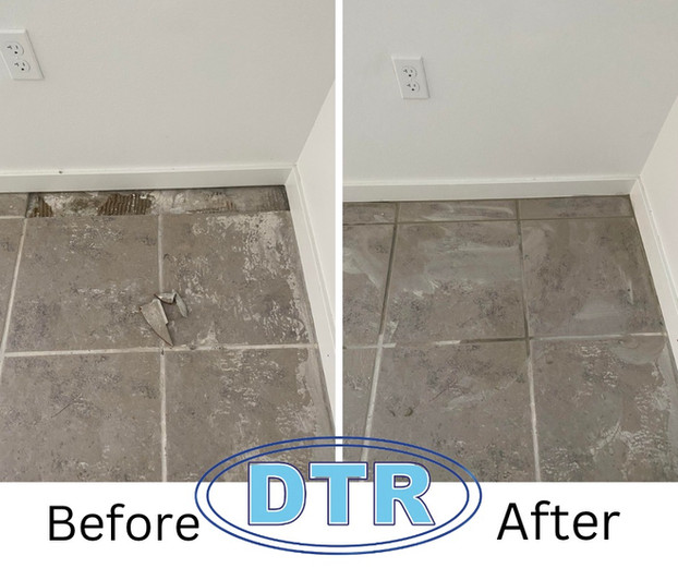 Broken Tile in a seemingly impossible place to change???
No Problem! Let Doctor Tile change that Broken Tile for you!