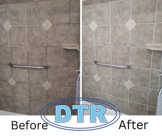Now would you look at that!
BEAUTIFUL shower re-grout
FREE ESTIMATES!!