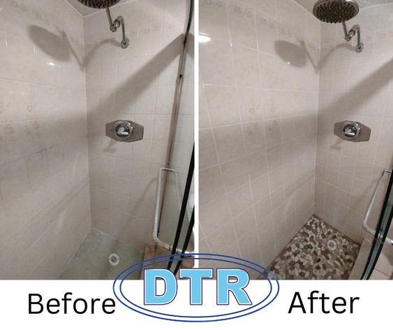 Grout Cracking in your shower? Shower floor outdated?
We can fix all of that! More Affordable than you may think!
FREE ESTIMATES!