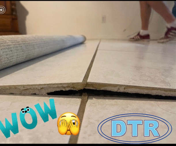 Buckled tile? We fix that!!!
No need to remove or replace!
No dust, No mess