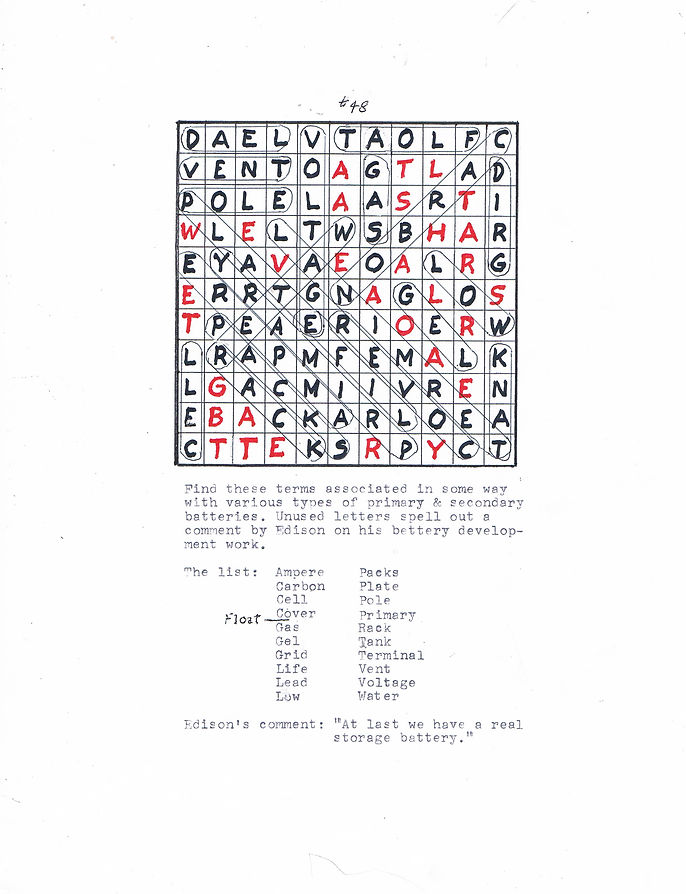Word Search Solution April 2021