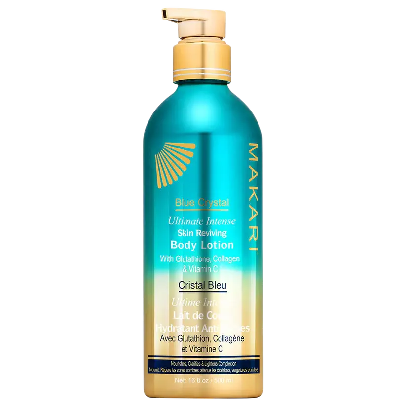 Lotion corporelle revitalisante pour la peau Blue Crystal
