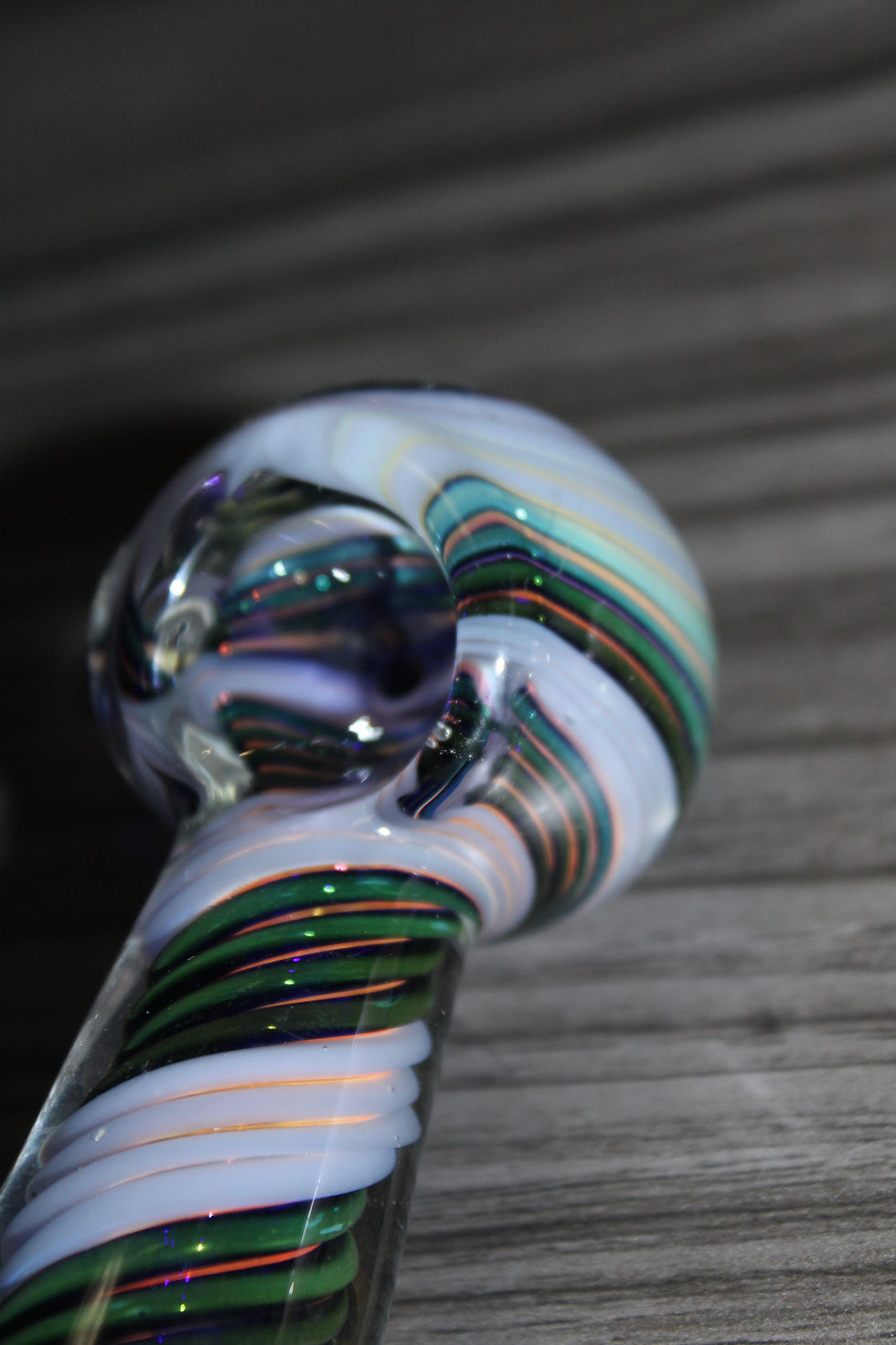 Thumbnail: Hand-Blown Glass Spoon Pipe