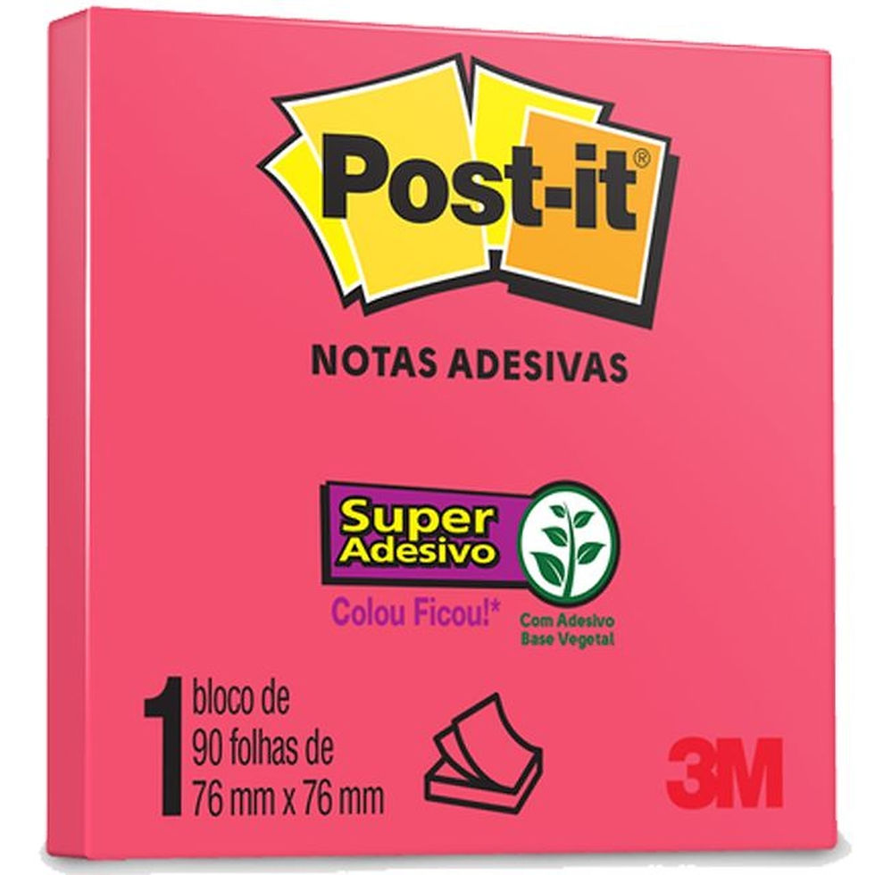Miniatura: Bloco Adesivo Post-It 90F 76x76  | 3M