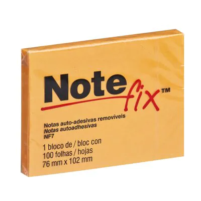 Miniatura: Bloco Adesivo Notefix™ Amarelo 76 mm x 102 mm - 100 folhas | 3M