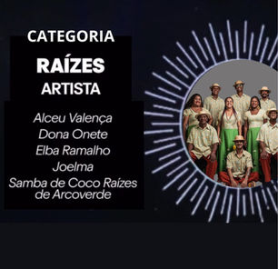 Coco Raízes de Arcoverde é destaque nacional no Prêmio da Música Brasileira