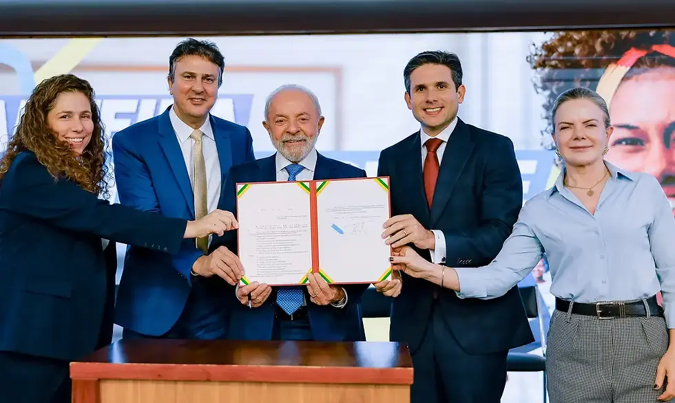 O projeto de lei que autoriza a criação dessa iniciativa foi sancionado nesta quinta-feira pelo presidente Lula. Foto: Ricardo Stuckert.