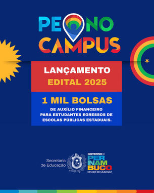 Programa PE no Campus oferece mil bolsas para estudantes egressos da rede pública estadual