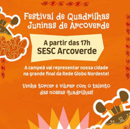 E hoje é dia do Festival de Quadrilhas Juninas de Arcoverde