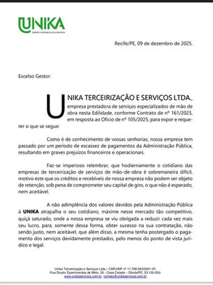 Merendeiras das escolas estaduais sem salários: Terceirizada Unika diz que Governo não pagou. Governo diz que não deve a ninguém. E agora?