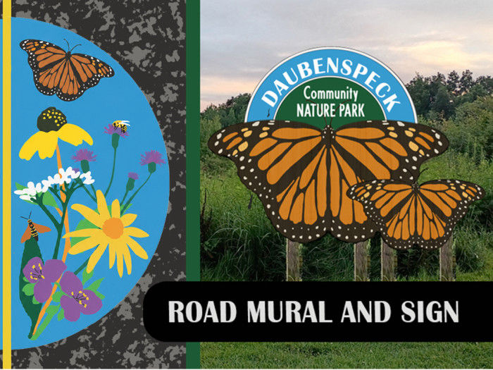 Daubenspeck Sign & Road Mural Update