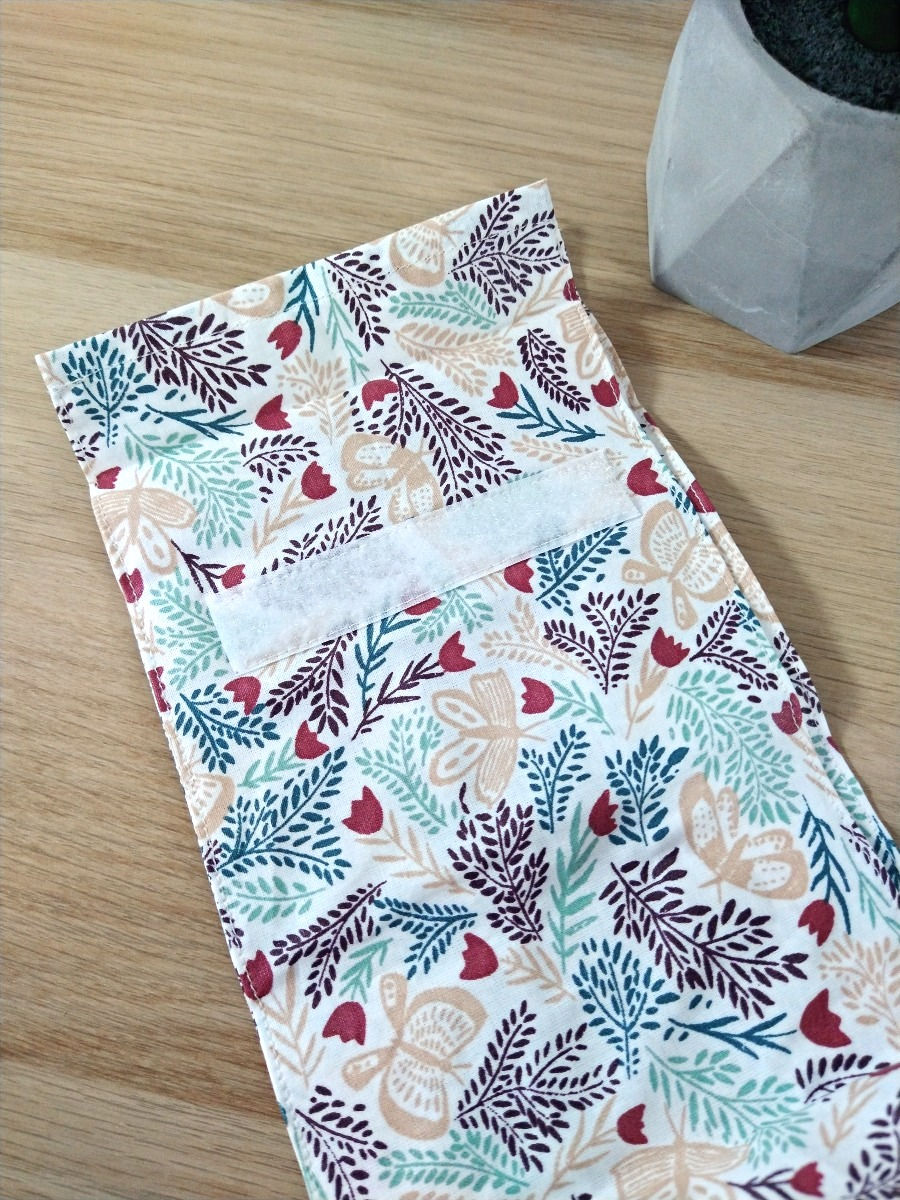 sac repas lavable imperméable fermeture à scratch ou velcro