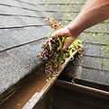 Cleaning Roof Gutter
