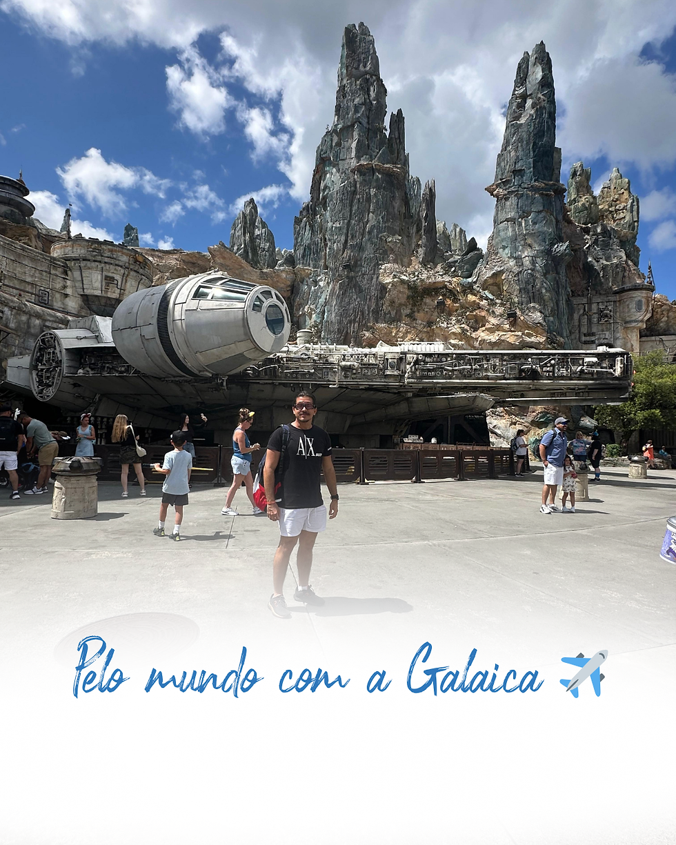 Thiago, cliente na Disney