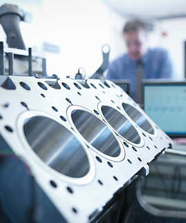 Engineer Working on Machinery