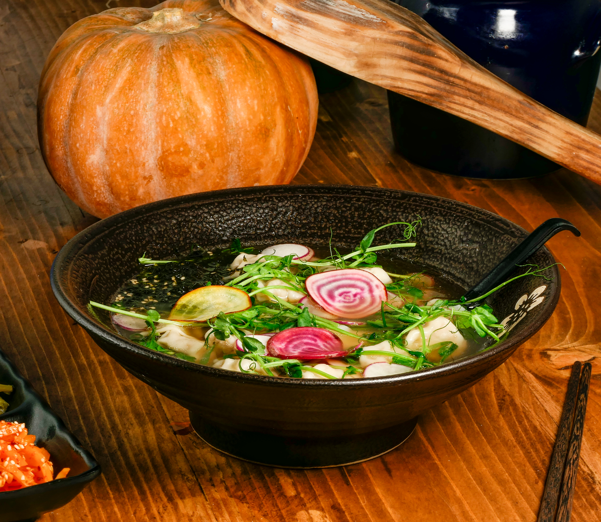 Arranged Food and Objects