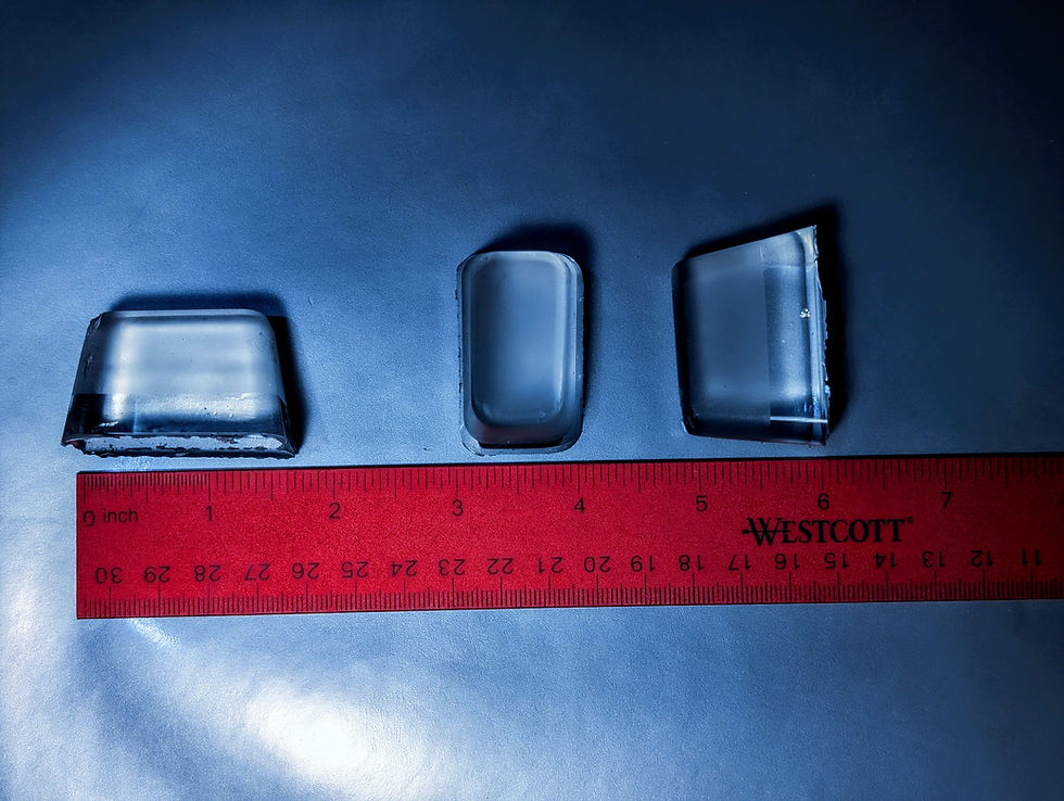 Thumbnail: Half Dome Frosted Ice, pack of 6