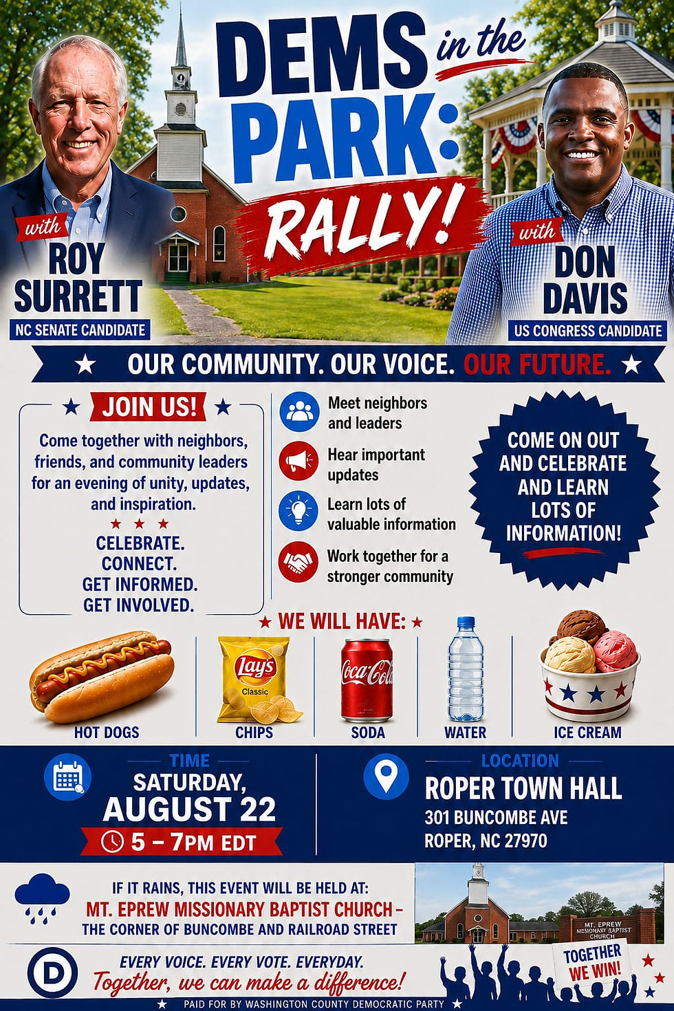 Dems in the Park: Rally!