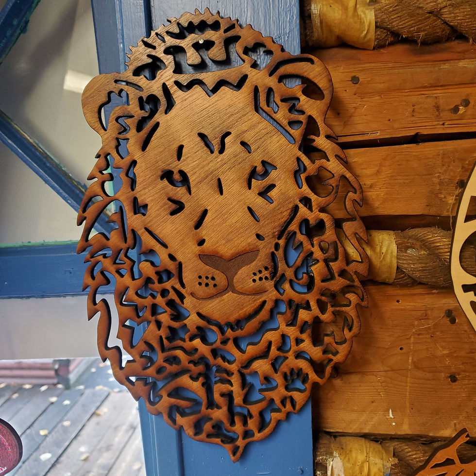 Thumbnail: African Lion Head wall art