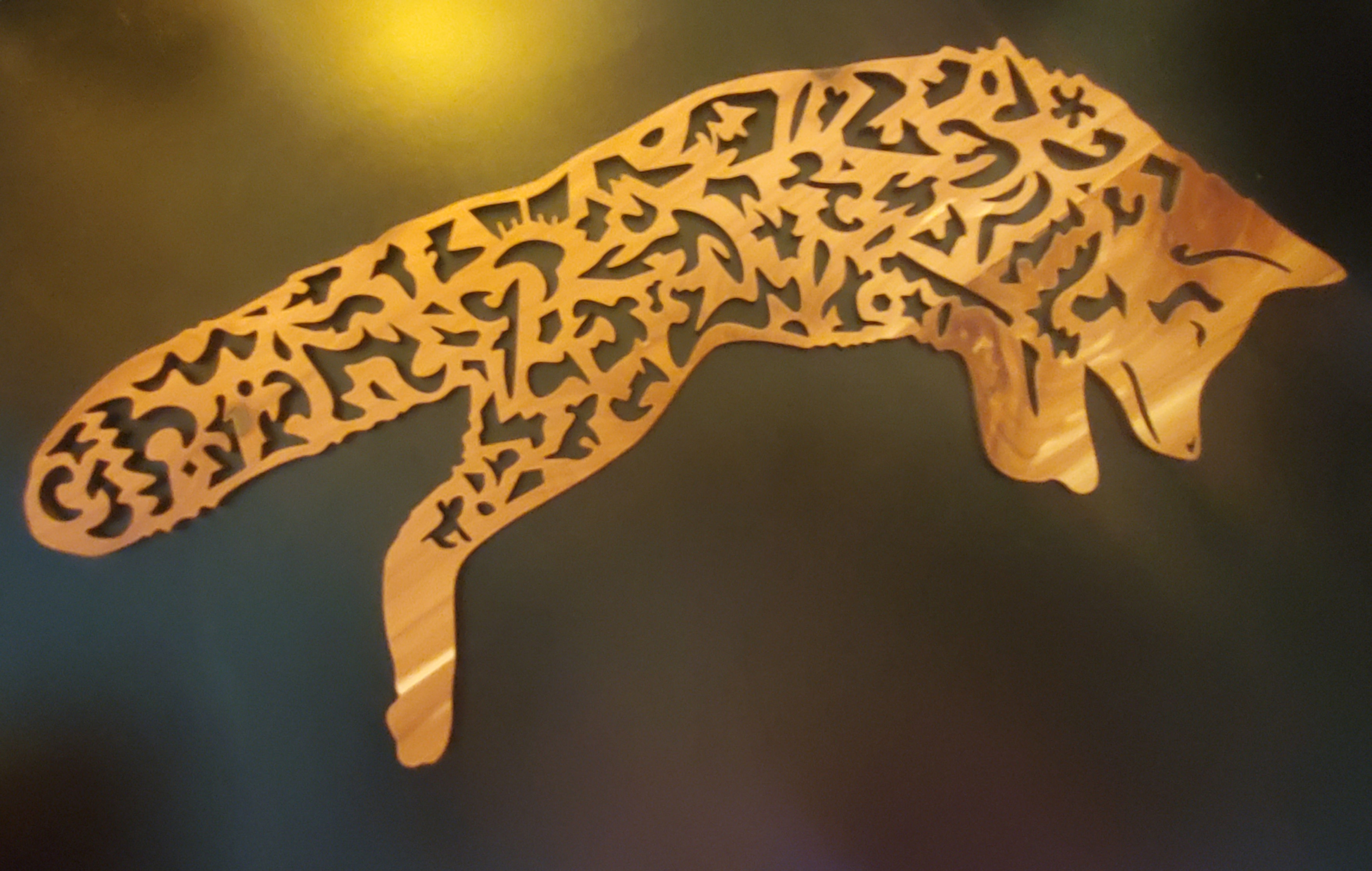 Leaping Red Fox wall art