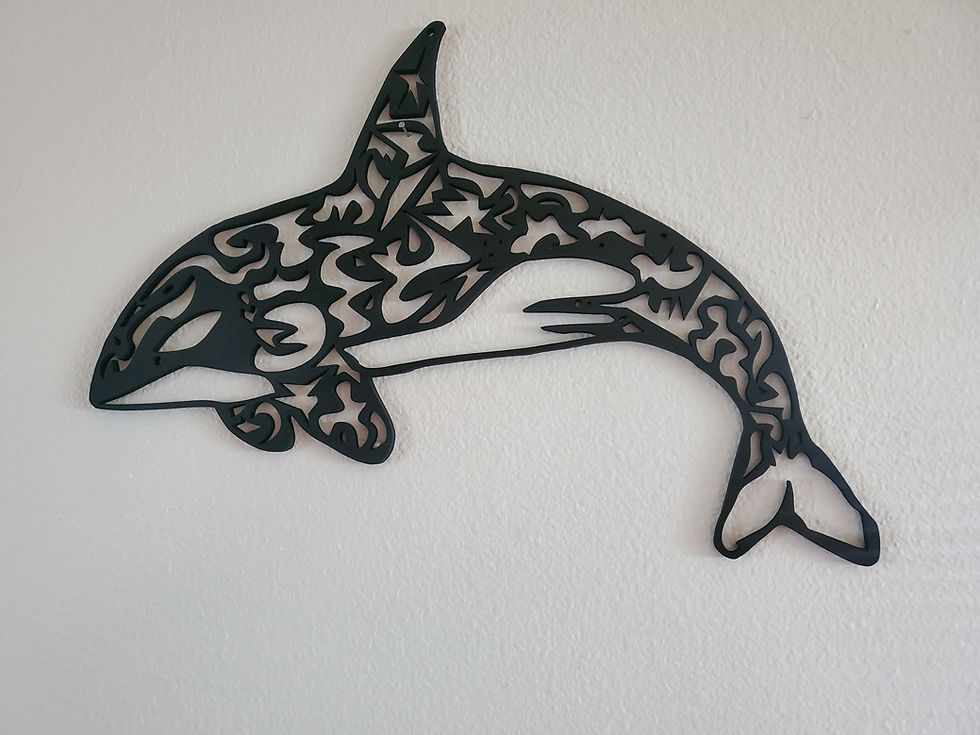 Thumbnail: Orca wall art