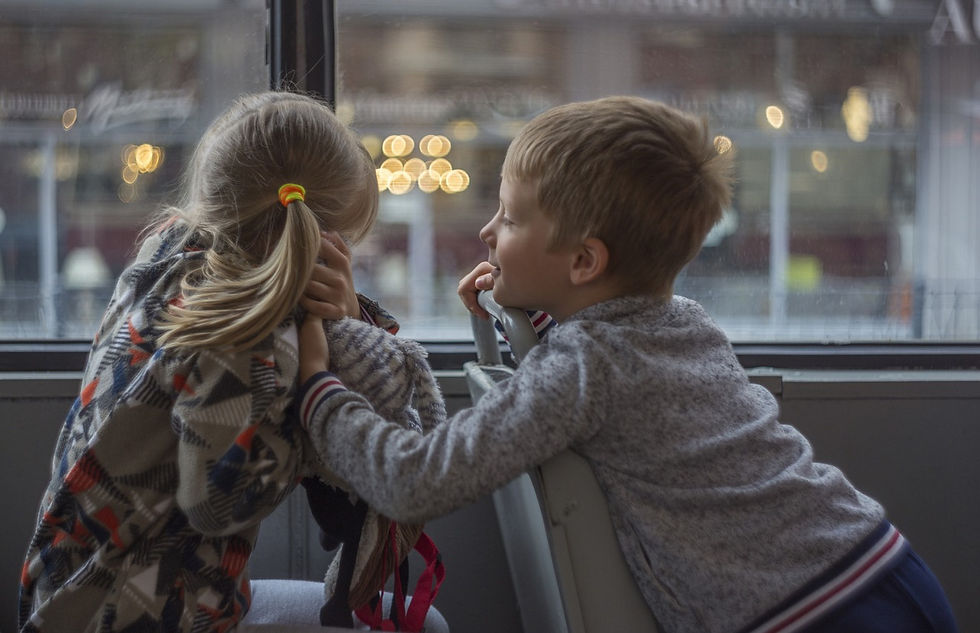 children talking