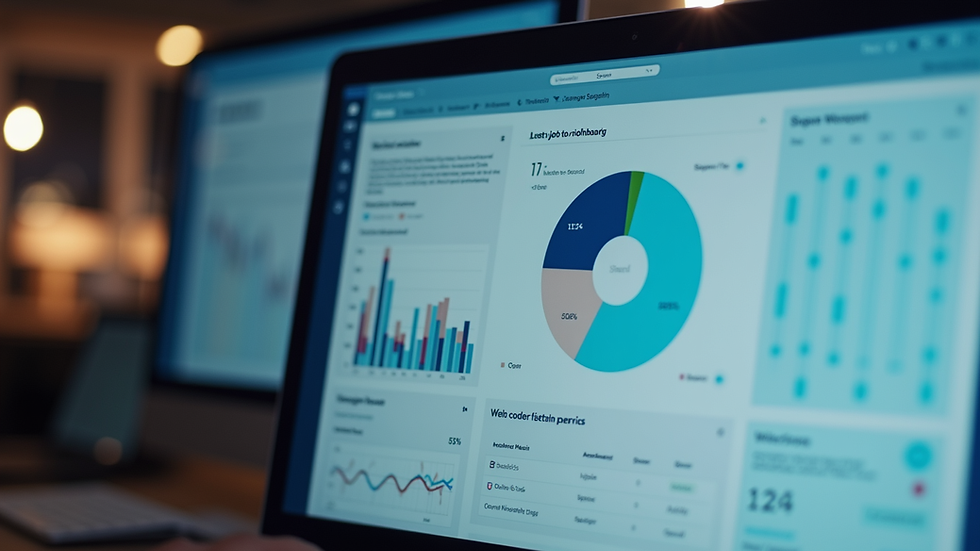 Close-up view of a computer screen displaying a Spark job monitoring dashboard