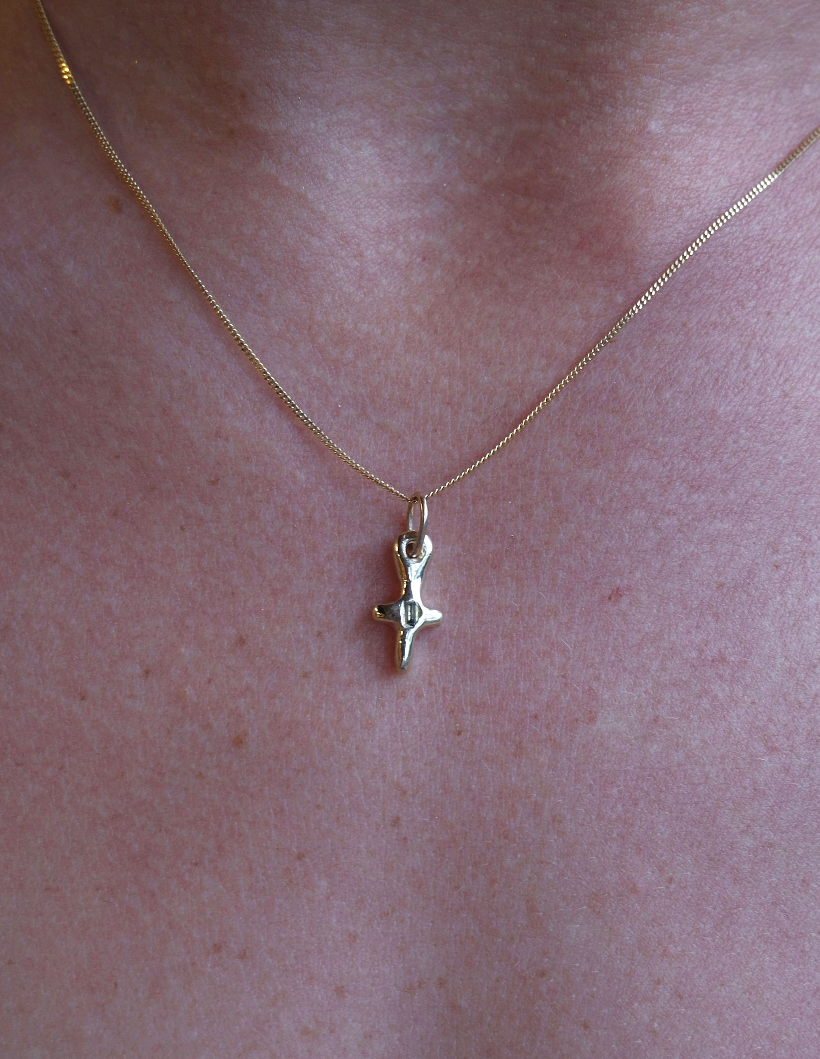 solid gold cross