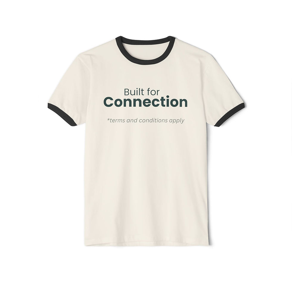 Thumbnail: Built for Connection-terms and conditions apply Ringer T-Shirt