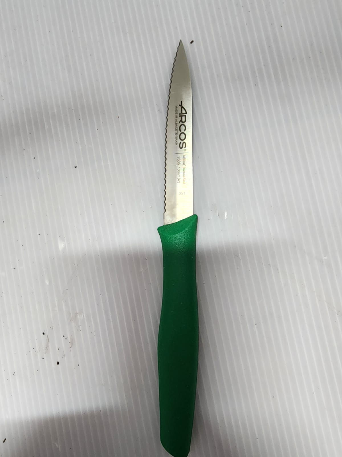 סכין מטבח ארקוס שיניים שפיצי צבע ירוק