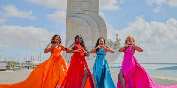 Flying Dress Photoshoot in Lisbon, Portugal!