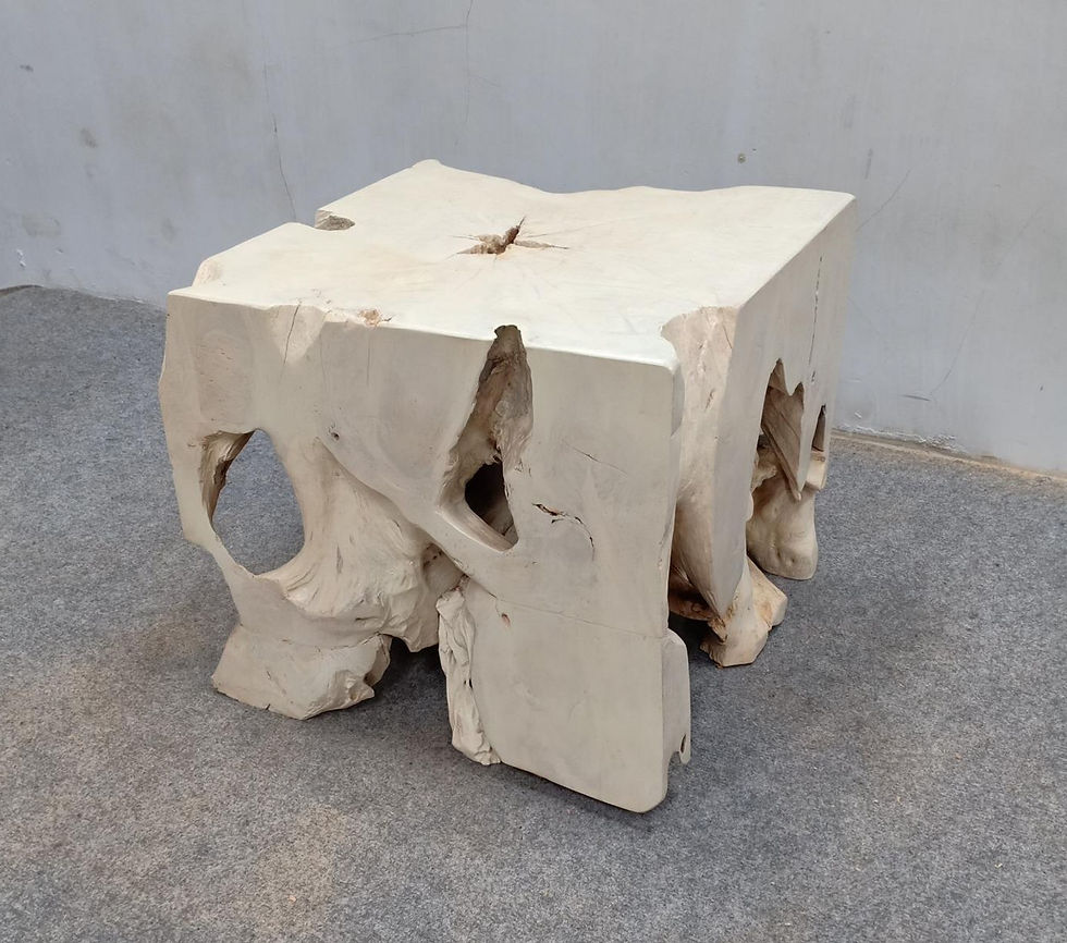 Thumbnail: 22" Square Teak Root Coffee Table